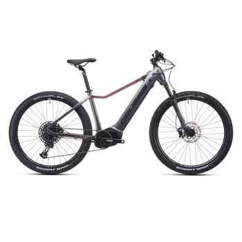 Elektrokolo Crussis e-Guera 9.11-(715 Wh) 2026 - vel. S Růžová, Šedá