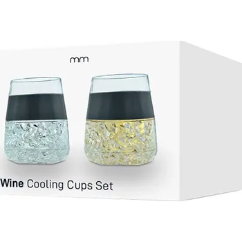 Sklenice MIKAMAX Wine Cooling Cups Set of 2