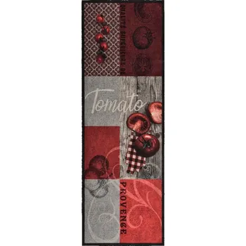 Rohožka Módní podlahová rohož s potiskem rajčat, 150 x 45 cm, polyamid