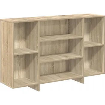 Komoda Skříňka se 4 policemi, Dub Sonoma, 120x30x75 cm