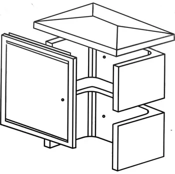 ostatní stavebnice Betonová stavebnice HUP QV pozink (64x60x40cm) na plyn