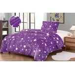 Mikroplyšové povlečení Kometky fialové…