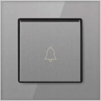 IP kamera DRÁTOVÝ ZVONEK KE DVEŘÍM BRÁNY SÍŤOVÝ ŠEDÝ 230V BIM BAM + TLAČÍTKO