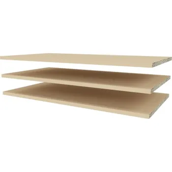 Dětské zboží Faktum Poličky 3 ks k třídílné/dvoudílné skříni Sienna Cappuccino