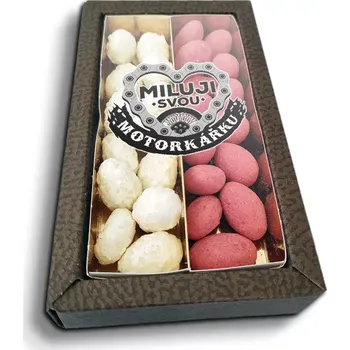 Čokoláda Sablio Mandle v čokoládě Miluji svou motorkářku - 2x 80g