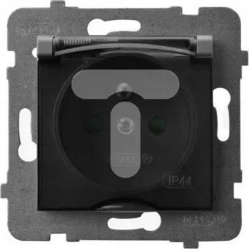 Elektrická zásuvka Elektrická Zásuvka hermetická Ospel šedá