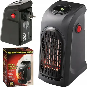 Přímotop Elektrický keramický ohřívač Handy Heater Mini elektrický ohřívač 400W