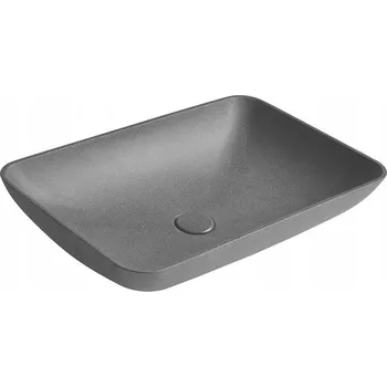 Umyvadlo na desku obdélníkové Sapho Infrane 56,5 cm černé