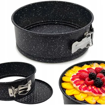 Nádoba na pečení 20CM FORMA NA DORT PEČÍCÍ PLECH, MRAMOROVÁ DORT FORMA S NEPŘILNAVÝM POVRCHEM