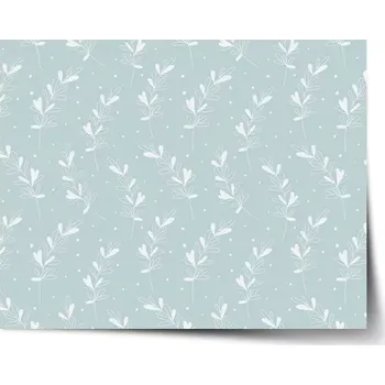 Plakát Sablio Plakát Bílé lístky - 60x40 cm