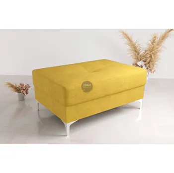 Taburet Nábytek PEGAS s.r.o. Taburet s kontejnerem 100x55 cm - žlutá