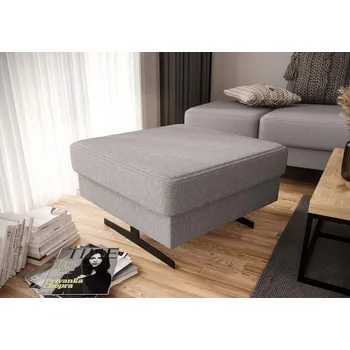 Taburet Nábytek PEGAS s.r.o. Taburet EMPORIO 70 x 70 cm - šedá