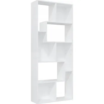 Knihovna Knihovna s přihrádkami bílá 67x24x161 cm