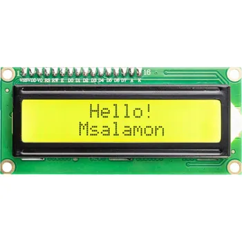 Náhradní díl pro mobilní telefon LCD displej alfanumerický 2x16 znaků zelený s převodníkem I2C