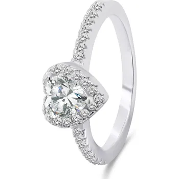 Prsten Brilio Silver Romantický stříbrný prsten Srdce RI047W 54 mm + 2 měsíce na vrácení zboží