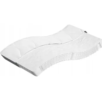 Matrace Matrace pružinovo-pěnová, bílá/světle šedá/černá, 100x200x19 cm, střední