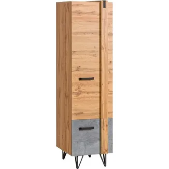 Knihovna Systém "LOFTER" LO2 (Regál 2D) - Barva: beton millenium