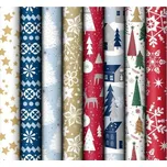 Vánoční balicí papír v roli 2 – mix motivů 10 m