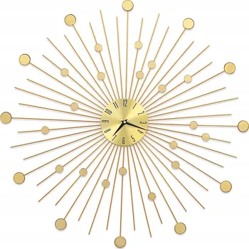 Hodiny Nástěnné hodiny zlaté 70 cm