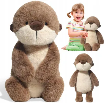 plyšák ROZTOMILÁ PLYŠOVÁ HRAČKA VYDRA PLYŠOVÁ 36 CM MĚKKÁ PLYŠOVÝ MAZLÍČEK PŘÍTULNÍČEK PRO DĚTI