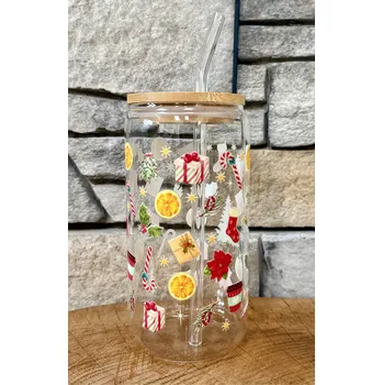 Sklenice VÁNOČNÍ Set skleničky Christmas time