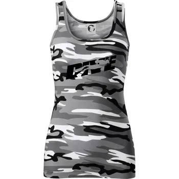 Dámské tričko Dive potápěč - Dámské Maskáčové tílko - XL ( Šedý maskáč )