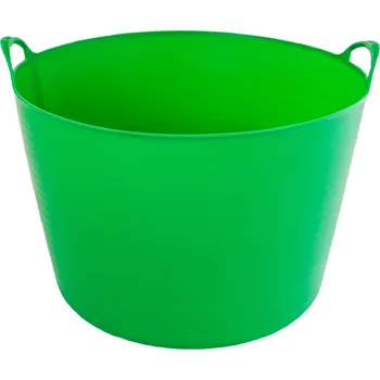 Zednická nádoba Extol Nádoba plastová zelená, elastické vedro 55 litrov