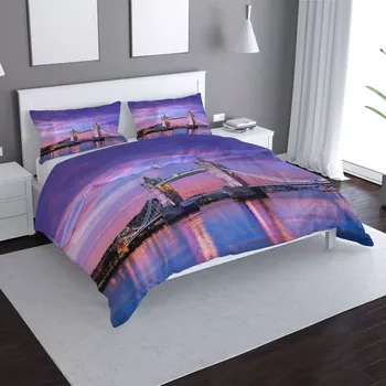 Povlečení Sablio Povlečení Londýn Tower Bridge - 140x200 / 90x70