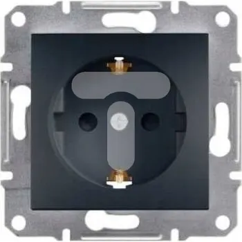 Elektrická zásuvka Elektrická Zásuvka nástěnná Schneider Electric černá