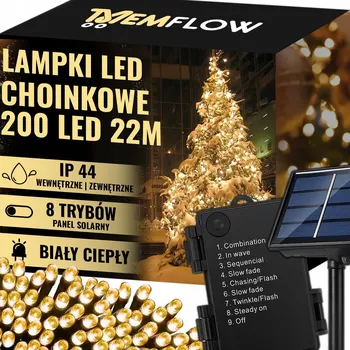 Vánoční světelný řetěz Vánoční osvětlení na stromeček MEMFLOW 101 - 200 světýlek