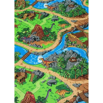 Koberec Breno Metrážový koberec DINO 29 dinosauři, šíře 400 cm