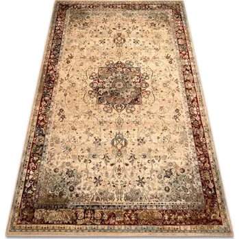 Koberec Koberec POLONIA KORDOBA25 rozeta / rám, světlý rubín