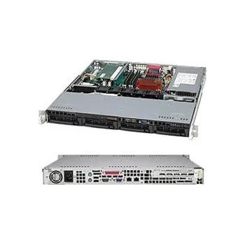 Serverovna Supermicro CSE-813MFTQC-350CB2 SUPERMICRO 1U chassis 4x 3,5" HS SAS/SATA, 350W (80PLUS Platinum)