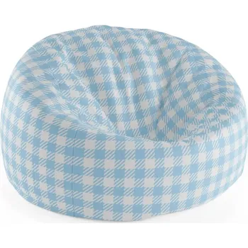 Sedací pytel Sablio Sedací vak Cocoon Čtvercový vzor - 75 x 45 x 35 cm