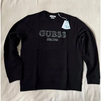 Pánská mikina Pánská Mikina Beau CN Guess Černá L M5GQ08 KCN01 JBLK