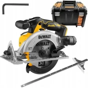 Okružní pila OKRUŽNÍ PILA DEWALT AKUMULÁTOROVÁ 18V 165MM BEZ BATERIE BEZUHLÍKOVÁ