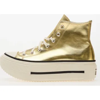 Dámské tenisky Tenisky Converse Chuck Taylor All Star Lift Double Stack Metallic Gold/ Egret/ Black EUR 40