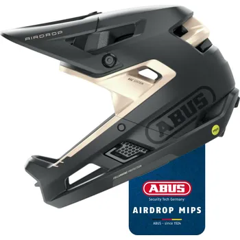 Cyklistická přilba ABUS Cyklistická helma Abus Airdrop Mips 52–58cm ČERNÁ|ŽLUTÁ