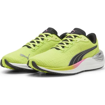 Dámská sportovní obuv PUMA Dámské běžecké boty Electrify NITRO™ 3 PUMA Lime Pow Black Poison Pink Green ČERNÁ