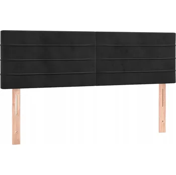 Nastavitelná čela postele, tmavě šedá látka, 144x5x78/88 cm