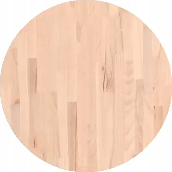 Deska stolu Kulatý Masivní bukové dřevo 60 x 4 cm