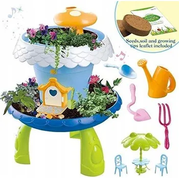 kreativní sada Kouzelná Zahrada VZDĚLÁVACÍ SADA Domeček pro květiny rostliny k sázení