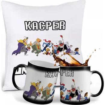 UNDERTALE MAGICKÝ HRNEK + POLŠTÁŘ + JMÉNO - SADA