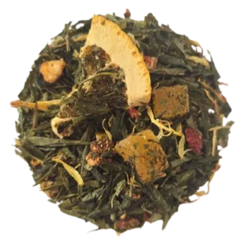 Čaj Zahrada Manga a Šafránu - zelený aromatizovaný čaj, balení 50 g