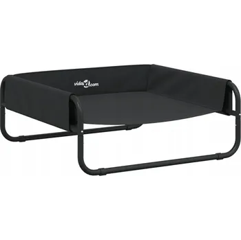 Pelíšek pro psa Zvýšené Pelíšek pro Psa, Oxford Látka, Ocel, Antracitová Barva, 70x70x28 cm