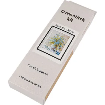 Textilie Sada na vyšívání s předtištěným motivem Varianta: 4 viz foto květy, Balení: 1 ks