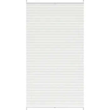 Roleta Roleta plisé krep bílá 110x200 cm, hliníkový rám