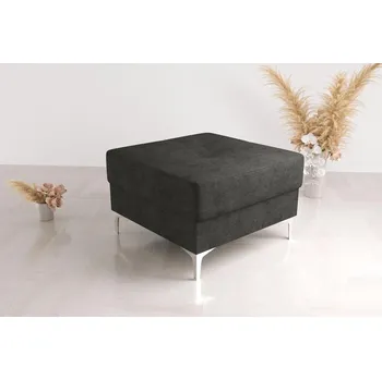 Taburet Nábytek PEGAS s.r.o. Taburet s kontejnerem 55x55 cm - černá