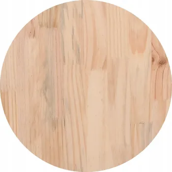 Stolová deska Stolová Deska z Masivního Borovicového Dřeva, Kulatý, 40x3 cm