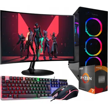 Stolní počítač Počítačová sestava Ryzen 7 5700X 32GB RTX 4060 SSD 1TB + monitor 27"